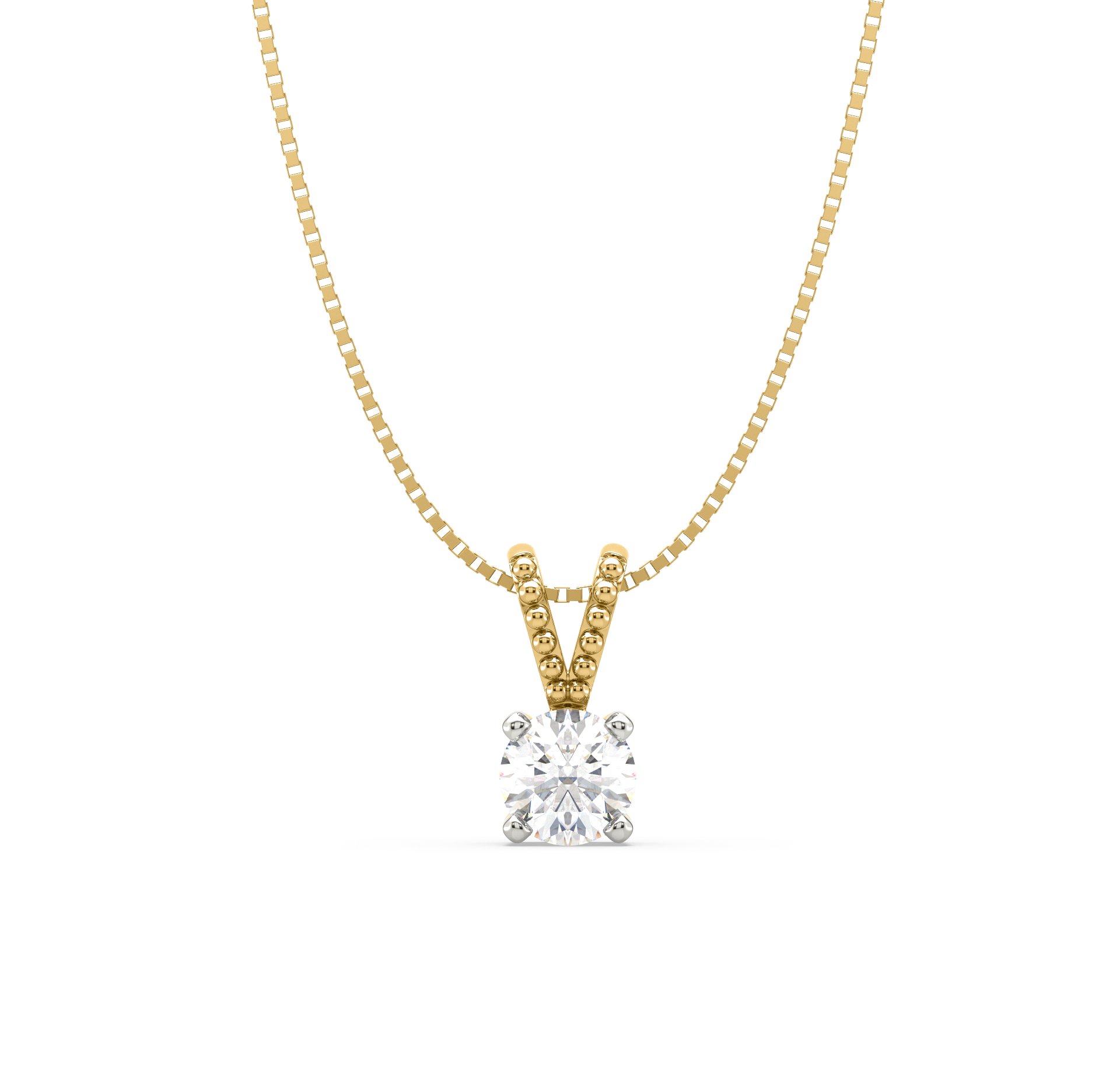 Zinisha Solitaire Diamond Pendant