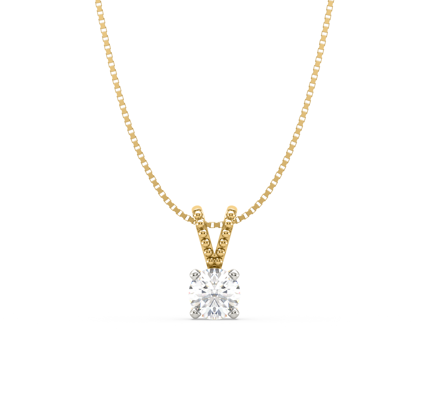 Zinisha Solitaire Diamond Pendant