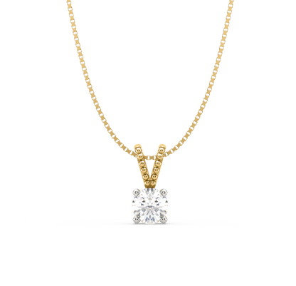 Zinisha Solitaire Diamond Pendant