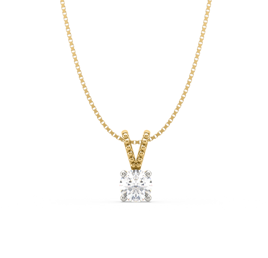 Zinisha Solitaire Diamond Pendant