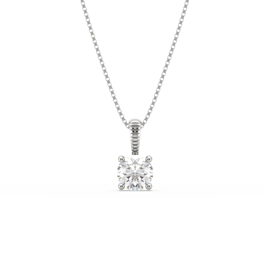 Petra Classic Diamond Solitaire Pendant