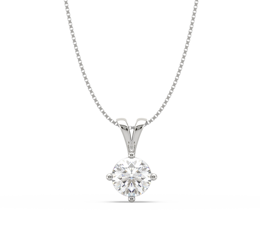 Tyra Single Solitaire Pendant