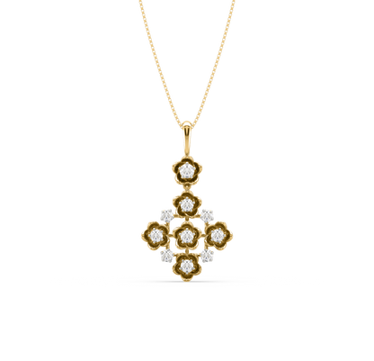 Vera Flower Diamond Pendant