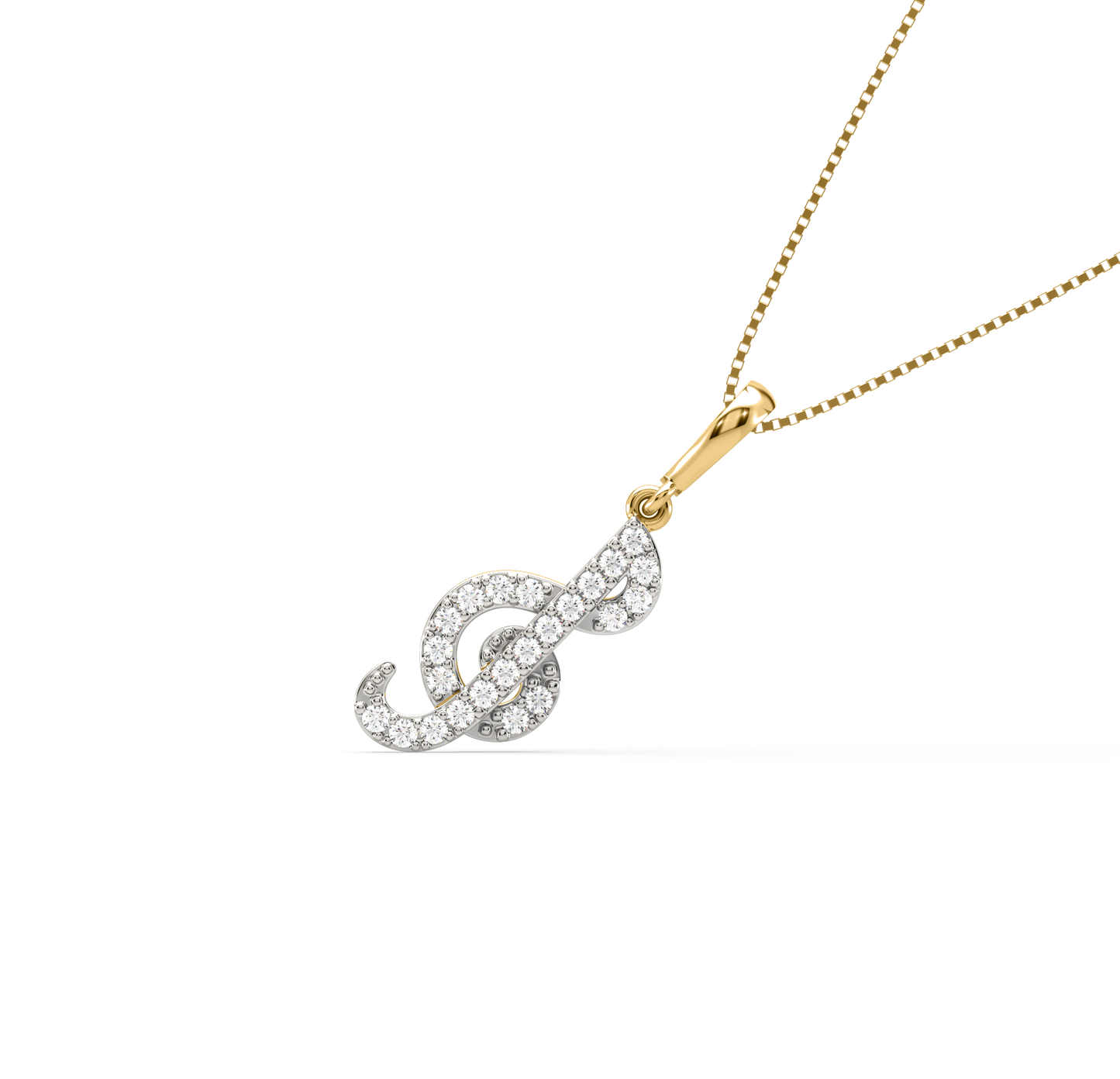 Alexis Musical Note Diamond Pendant