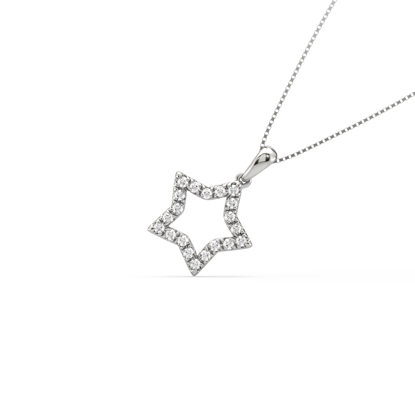 Ursula Star Diamond Pendant