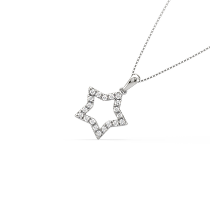 Ursula Star Diamond Pendant