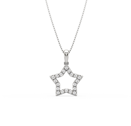 Ursula Star Diamond Pendant