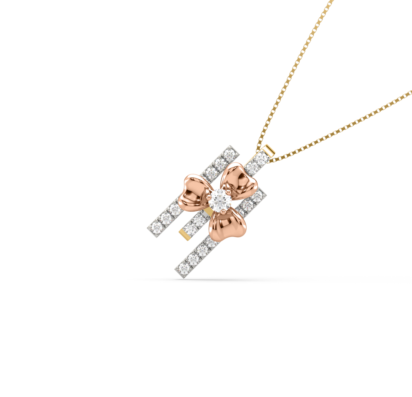 Loretta Flower Diamond Pendant