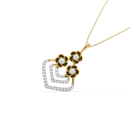 Errol Flower Diamond Pendant