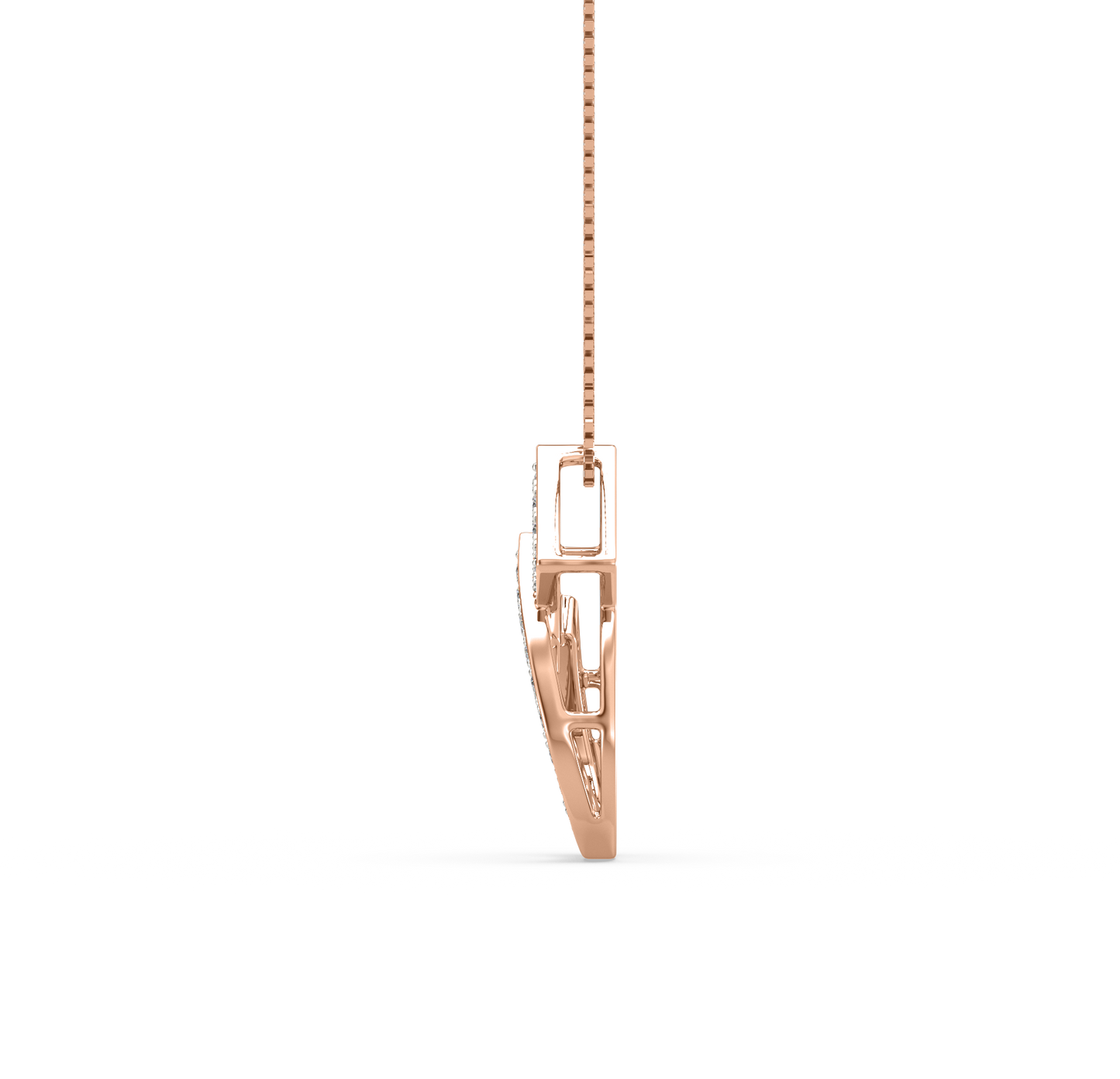 Jada Geometric Diamond Pendant