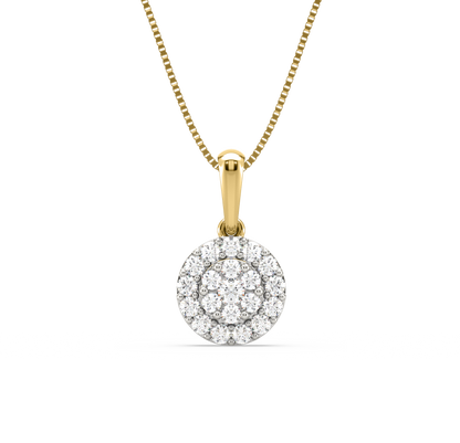 Dani Halo Diamond Pendant