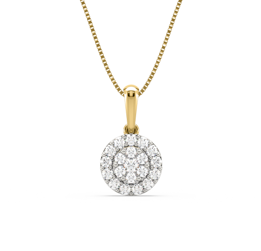 Dani Halo Diamond Pendant