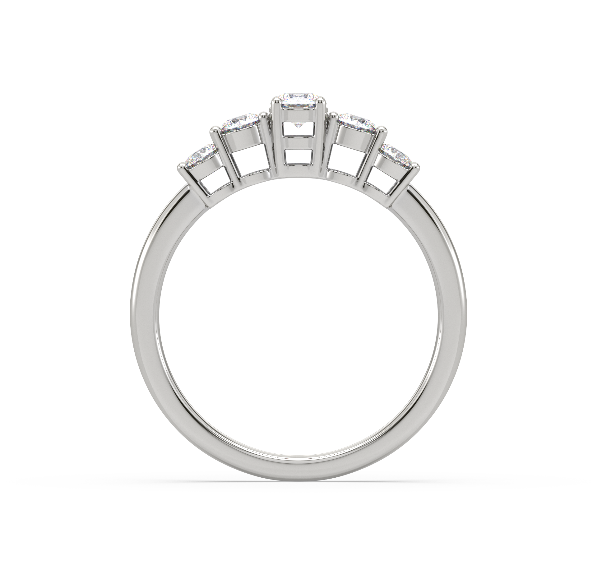 Sandra 5 Diamond Classic Ring