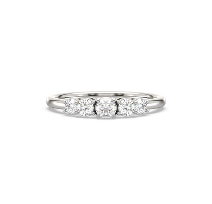 Sandra 5 Diamond Classic Ring