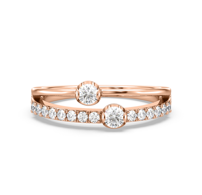 Elsa Linear Diamond Ring