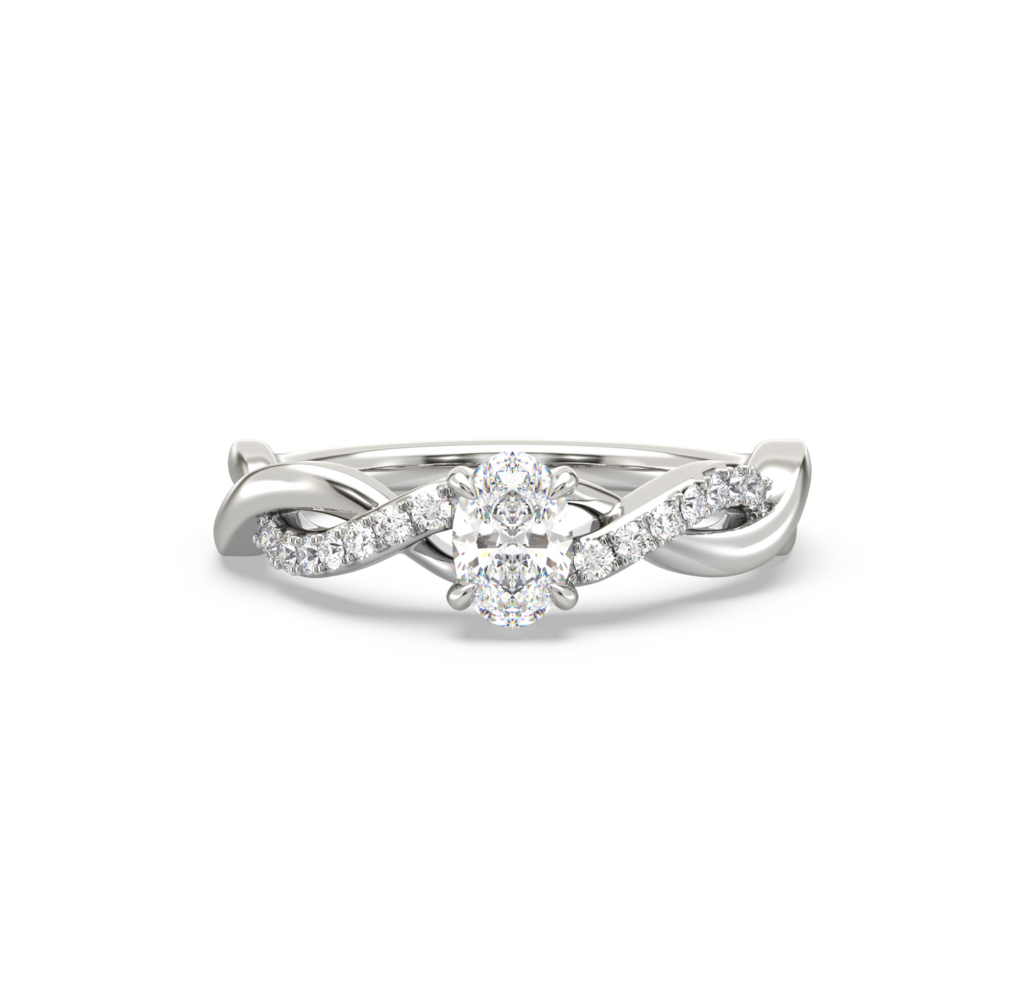 Andrea Solitaire Oval Diamond