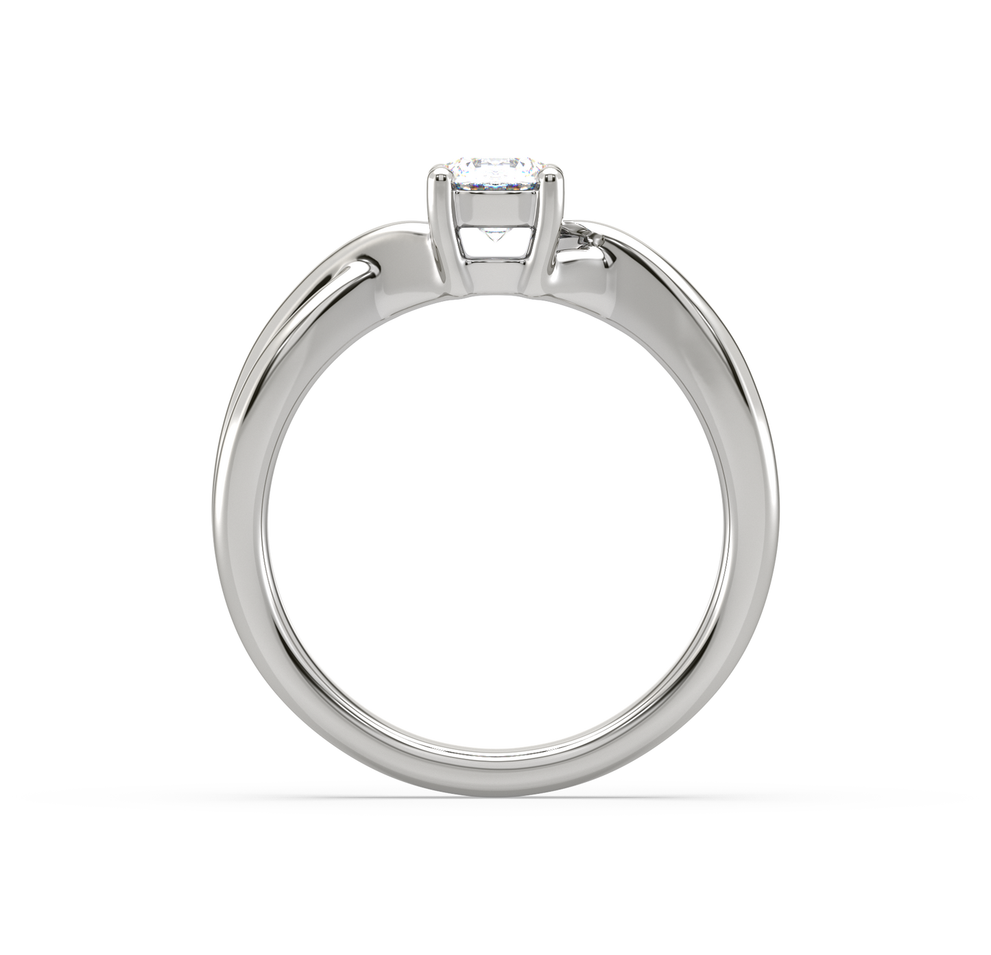 Delilah Entwined Solitaire Ring