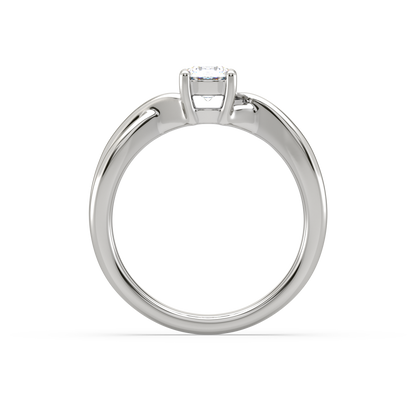 Delilah Entwined Solitaire Ring