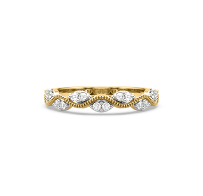 Alice Ripple Stackable Diamond Ring