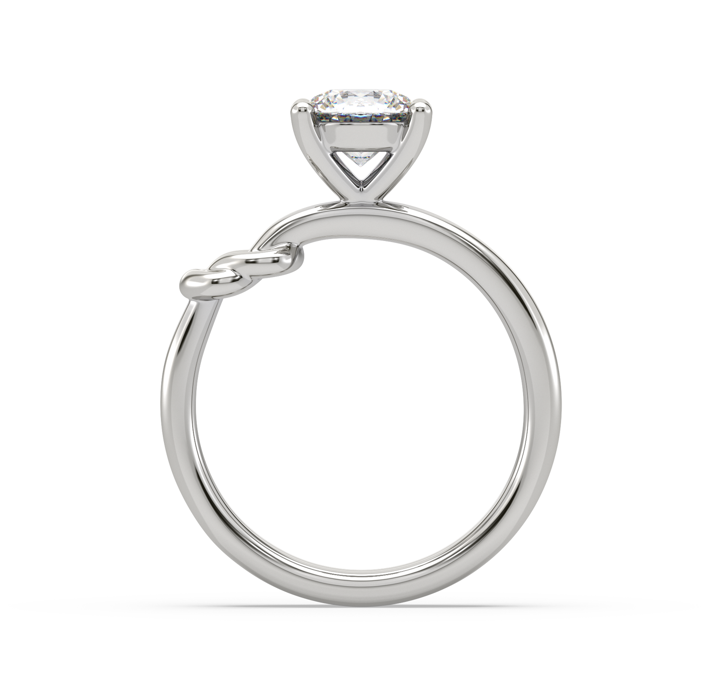 Mabel Knot Solitaire Ring