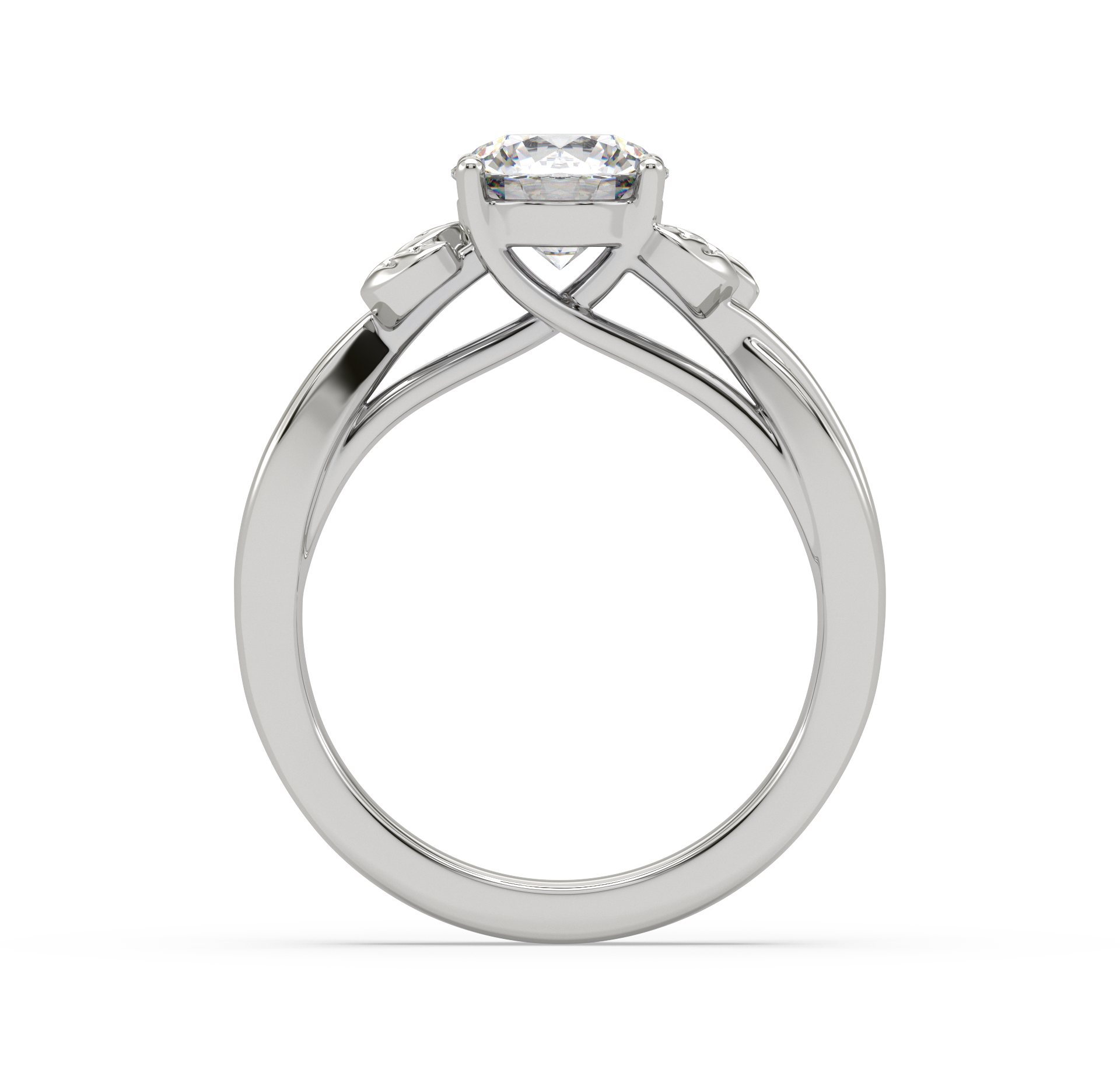 Erica Intertwined Solitaire Ring