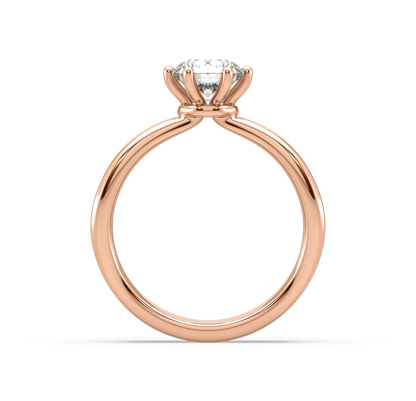 Jasmine Two-Tone Solitaire Ring