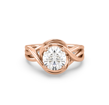 Zaria Twist Solitaire Diamond