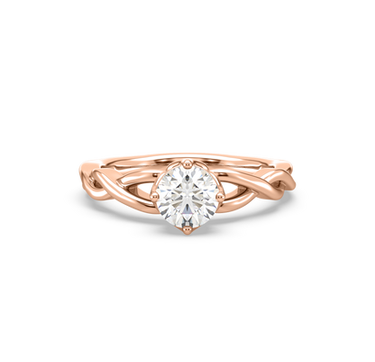 Vanessa Intertwined Solitaire Ring