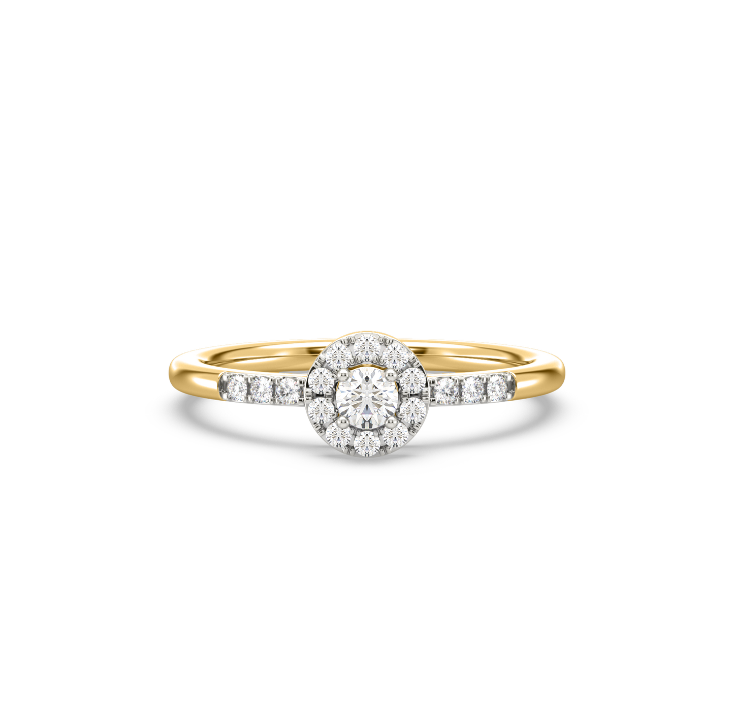 Cindy Halo Diamond Ring