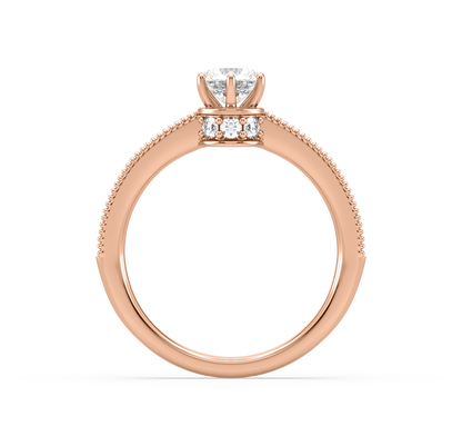 Grace Ornate Solitaire Ring