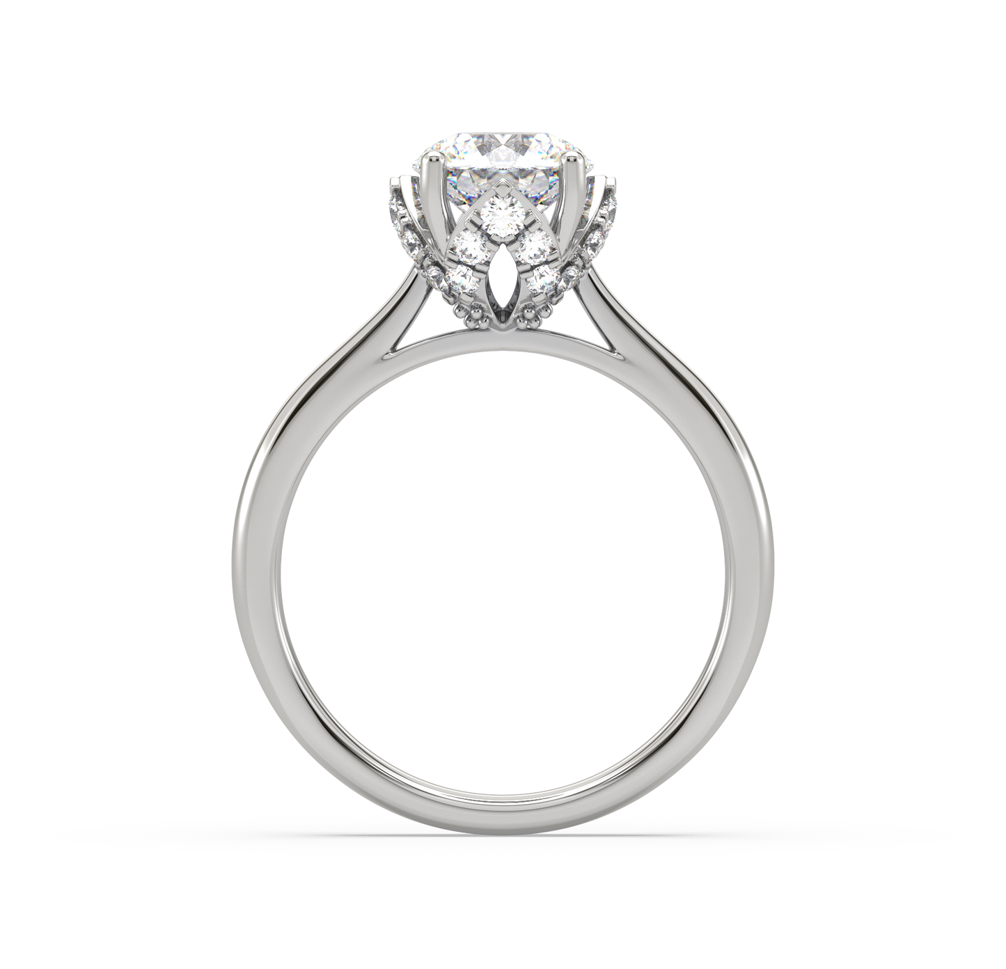 Carrie Raised Solitaire Ring