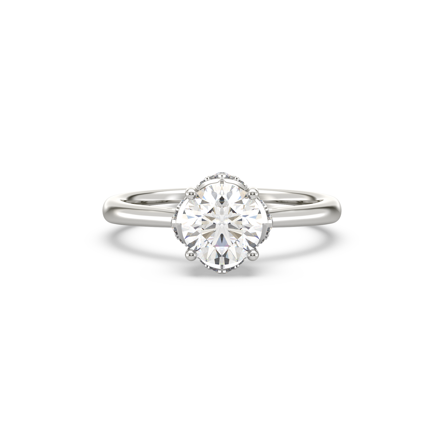 Carrie Raised Solitaire Ring