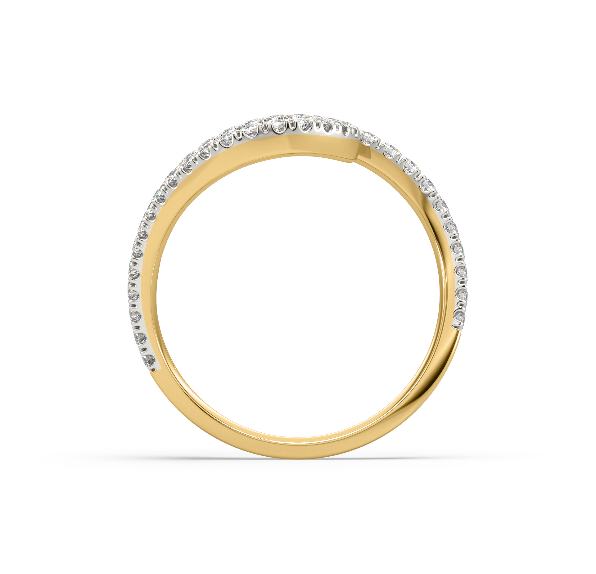 Mayla Curved Diamond Ring