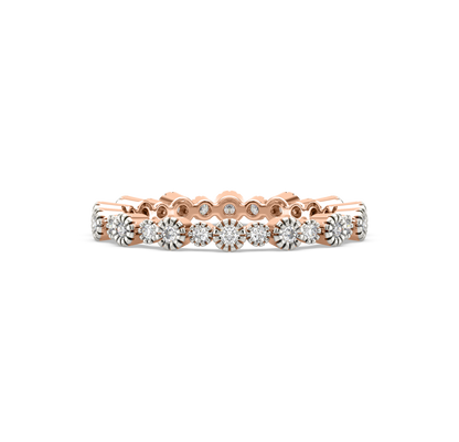 Lily Floral Crown Diamond Band