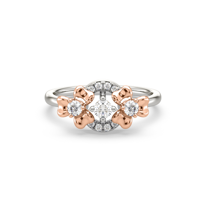 Isabella Floral Orb Diamond Ring