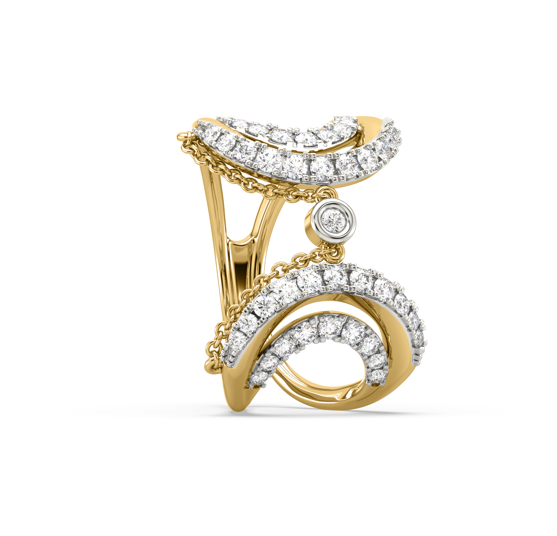 Aurora Fashion Drop Diamond Ring