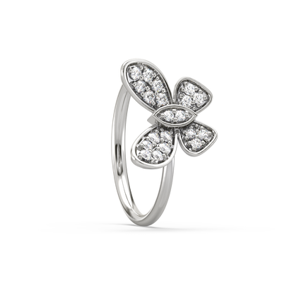 Eva Butterfly Diamond Ring