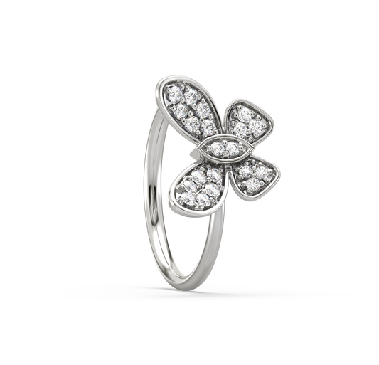 Eva Butterfly Diamond Ring