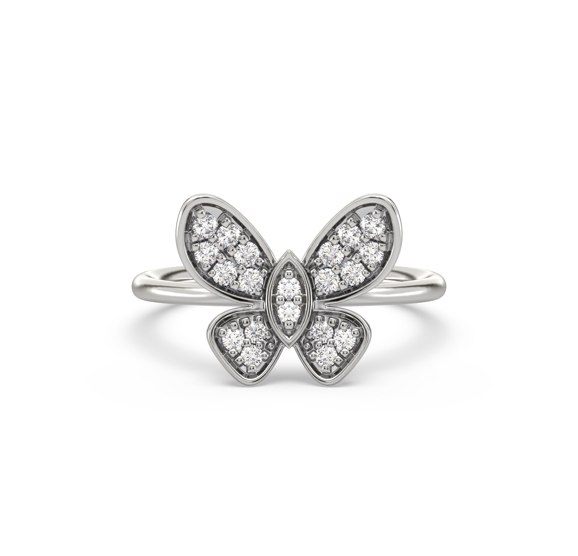 Eva Butterfly Diamond Ring