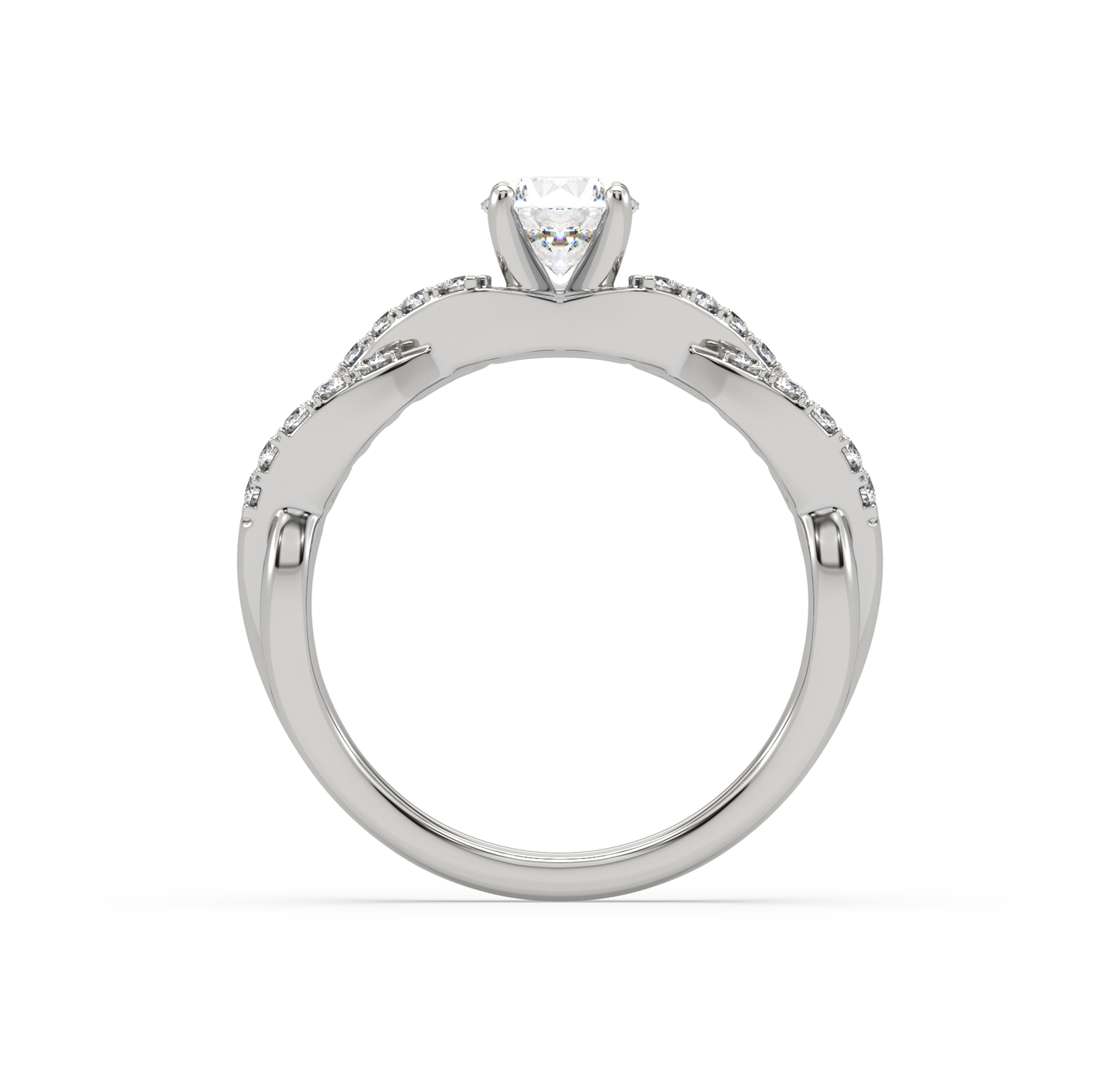 Thea Criss Cross Solitaire Diamond