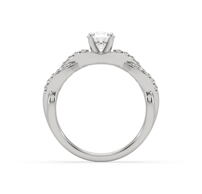 Thea Criss Cross Solitaire Diamond