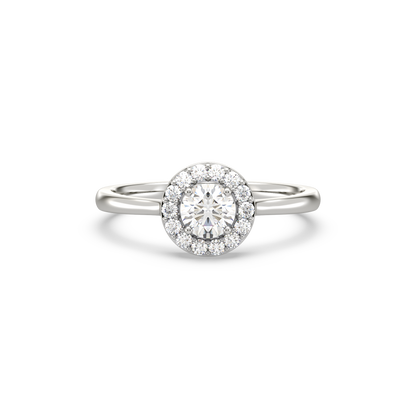 Kara Halo Diamond Ring