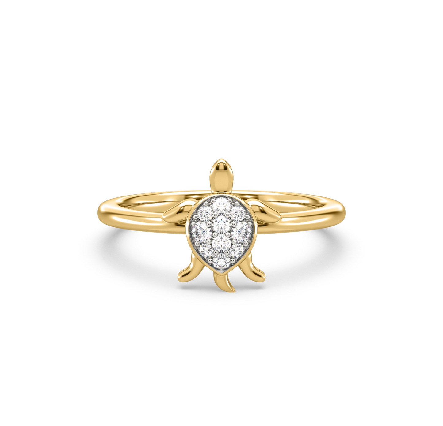 Harlee Turtle Diamond Ring