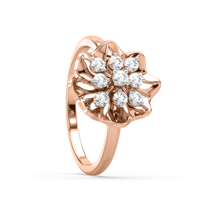 Paloma Flower Diamond Ring