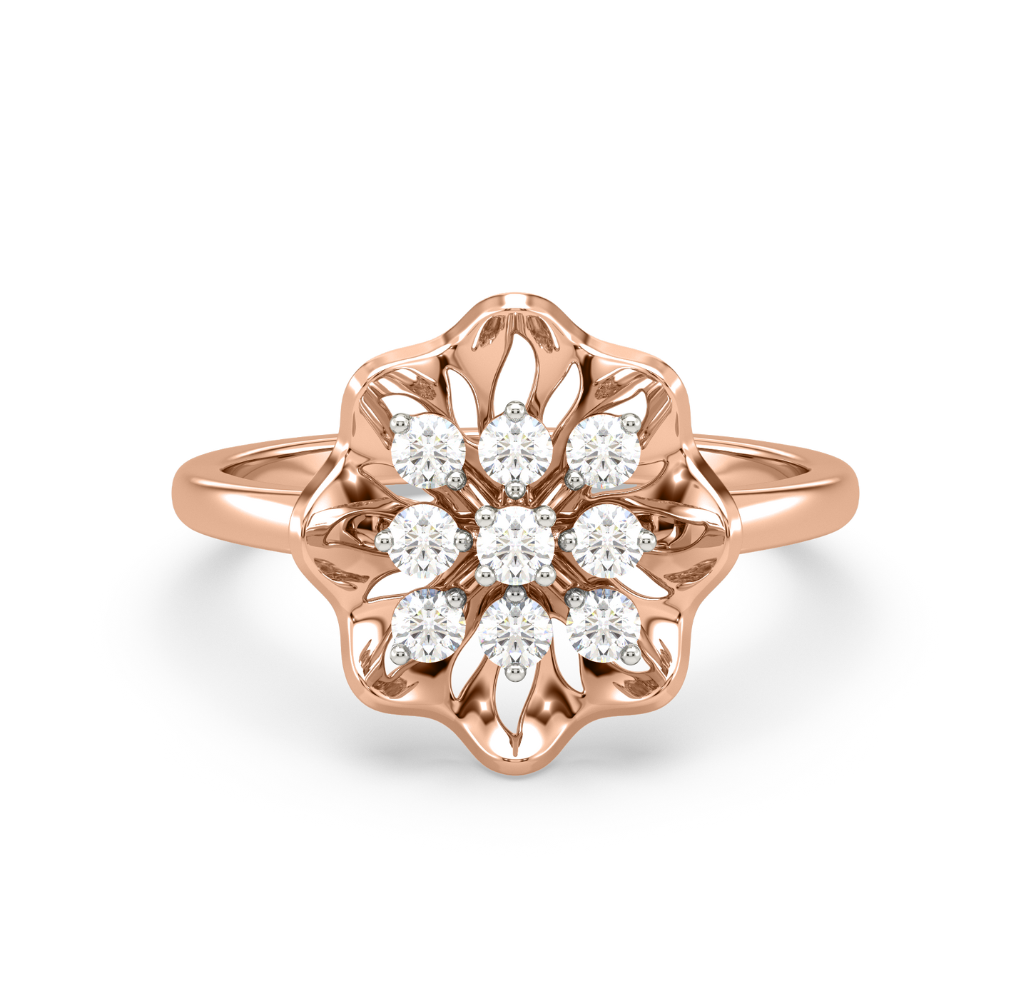 Paloma Flower Diamond Ring