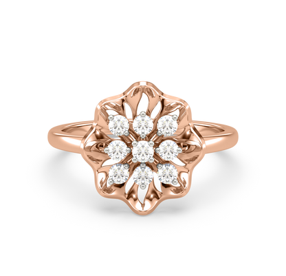 Paloma Flower Diamond Ring