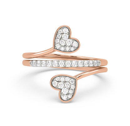 Harmony Heart Diamond Ring