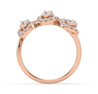 Nyomi Trendy Diamond Ring