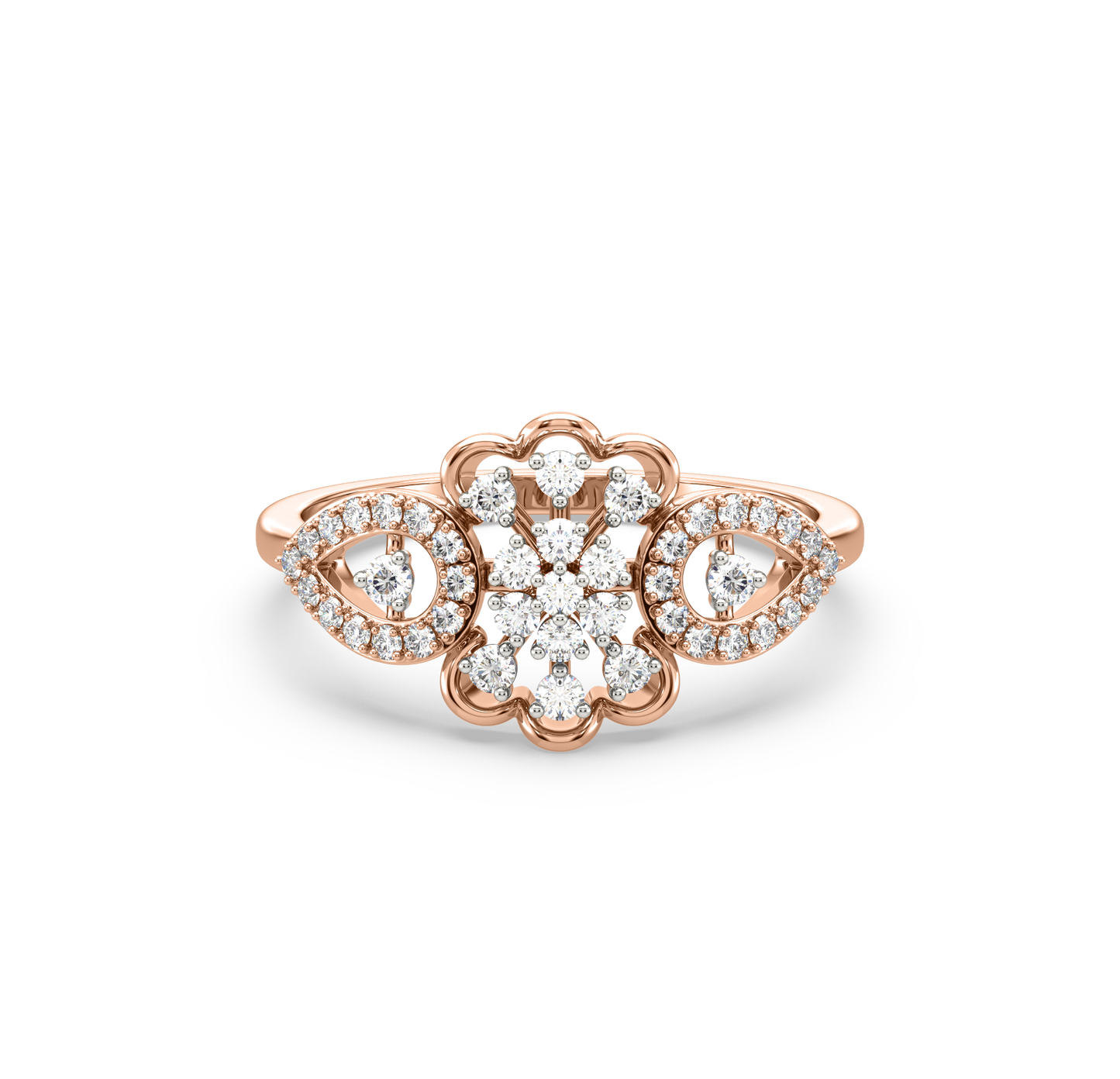 Allisha Flower Diamond Ring