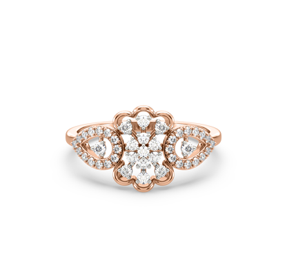 Allisha Flower Diamond Ring